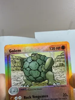 Pokemon Golem EX Dragon 5/97 Reverse Holo *Damaged* - Image 3