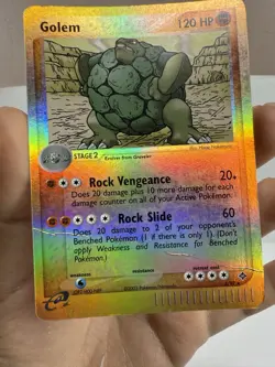 Pokemon Golem EX Dragon 5/97 Reverse Holo *Damaged* - Image 4
