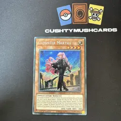 YUGIOH EXOSISTER MARTHA SECRET RARE POTE-EN025 1ST EDITION - Image 1