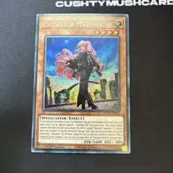 YUGIOH EXOSISTER MARTHA SECRET RARE POTE-EN025 1ST EDITION - Image 2