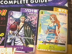 ONE PIECE Card Game 2nd Anniversary Guide Book with Zoro Nami Promo Card JAPAN - Image 2