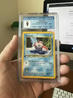 CGC 9 MINT Goldeen 45/64 Neo Revelation 1st Edition Pokemon Card yuka morii - Image 1