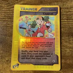 PL (Reverse Holo) Pokemon COPYCAT Card EXPEDITION Base Set 138/165 Foil PLAYED - Image 1