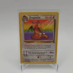 Dragonite 19/62 - Fossil Set - Non-Holo Rare - Vintage WotC Pokemon Card - LP - Image 1