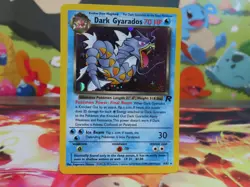 Dark Gyarados Prerelease 08/82 WOTC Promo Holo Rare Pokemon Card 1999 MP - Image 1