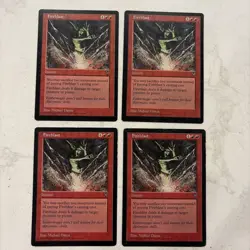 Magic the Gathering MTG Fireblast Play Set Of 4 Cards - Image 1