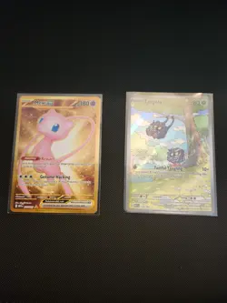 Pokemon cards 151 2 lot Golden Mew and a Tangela - Image 1