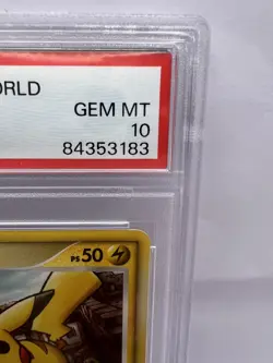 Pokemon Card Pikachu Pokemon World Portugese PSA 10 2010 Japanese - Image 3