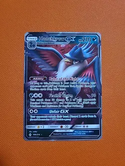 Pokemon Card Honchkrow GX 109/214 Sm-Unbroken Bonds Holo Rare Full Art - Image 1
