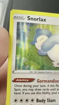 Snorlax Holo 131/185 Pokemon Prize Series 1 Pack Promo Pokemon Card NM/LP Stamp - Image 2