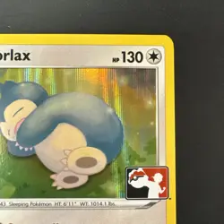 Snorlax Holo 131/185 Pokemon Prize Series 1 Pack Promo Pokemon Card NM/LP Stamp - Image 4