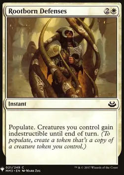 MTG Magic the Gathering Rootborn Defenses (214/1703) Mystery Booster LP - Image 1