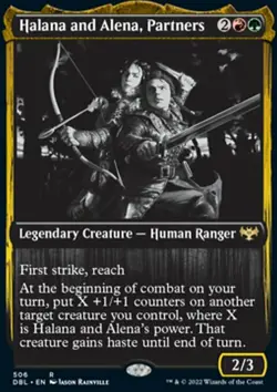 MTG Halana and Alena, Partners (506/633) Innistrad Double Feature NM - Image 1