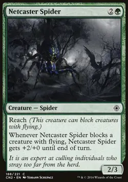 MTG Magic the Gathering Netcaster Spider (188/234) Conspiracy Take the Crown NM - Image 1