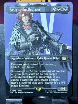 Ardyn, the Usurper (Borderless) - Reg - MTG - FIN - 0379 - RARE ~ NM - Image 3
