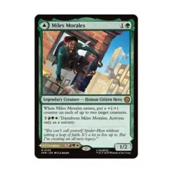 WOTC Marvel's Spider-Man Miles Morales (MR) (Foil) NM - Image 1