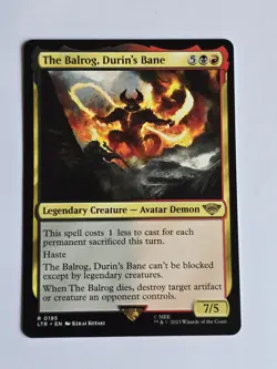 The Balrog, Durin's Bane ~ The Lord of the Rings [ NM ] [ MTG ] - Image 1
