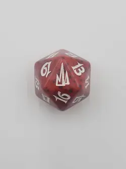 Coldsnap Red Spindown Dice Die D20 - MTG Magic: The Gathering - Image 1