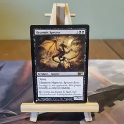 MTG Hypnotic Specter 100 - The List - Core Set 2010 - Rare - Free Postage - Image 1