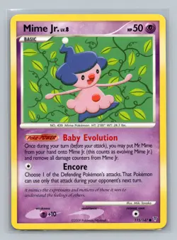 Pokemon TCG Mime Jr. 115 Supreme Victors Normal LP - Image 1
