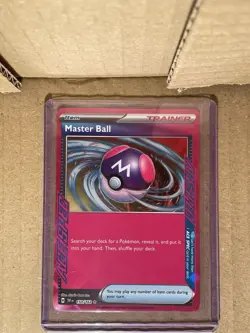 Pokemon TCG Master Ball 153/162 Temporal Forces Mint Condition - Image 1