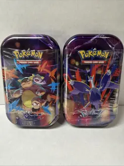 Pokemon TCG Mega Heroes Mini Tin (Mega Lucario) Mega Evolution/Destined Rivals - Image 1