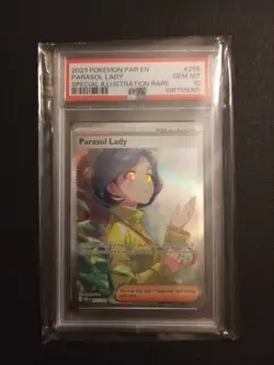 Pokemon TCG Paradox Rift Parasol Lady Special Illustration Rare #255/182(PSA-10) - Image 1