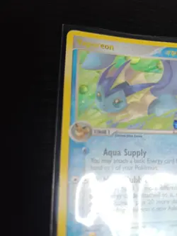 HP-MP Vaporeon 19/115 Reverse Holo Stamped Rare Pokemon Ex Unseen Forces 2005 - Image 4