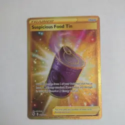 2020 Pokemon Champion's Path Suspicious Food Tin (Secret) 80/73 MINT - Image 1