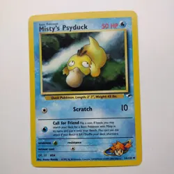 Misty's Psyduck (#054/132) - Unlimited Gym Heroes MP Pokemon - Image 1