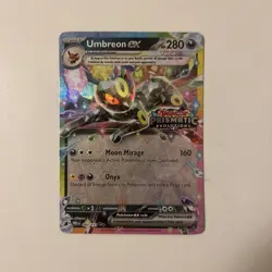 Pokemon TCG Prismatic Evolutions Umbreon ex Stamped Promo 060/131 NM - Image 1