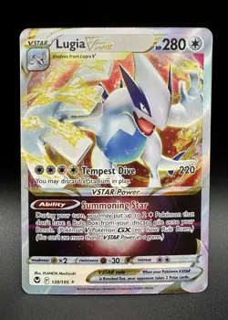 Lugia VSTAR 139/195 NM/M Holo Ultra Rare Pokemon TCG Silver Tempest - Image 1