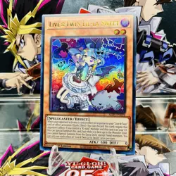 Yugioh LiveTwin Lil-la Sweet ALIN-EN028 Ultra Rare 1st Ed Near Mint - Image 1