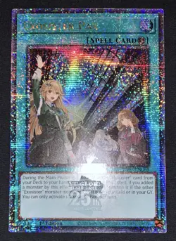 Yugioh Exosister Pax RA02-EN066 Quarter Century Secret Rare 1st Ed NM w/Tracking - Image 2