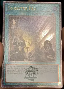 Yugioh Exosister Pax RA02-EN066 Quarter Century Secret Rare 1st Ed NM w/Tracking - Image 5