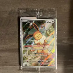 Pokemon TCG Eevee - 173 SVP Prismatic Evolutions ETB Promo Card Pack SEALED - Image 1