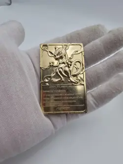 Pokemon MEWTWO 23K Gold Plated Trading Card 1999 - Image 3