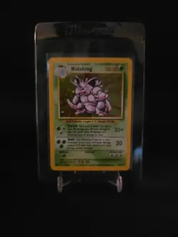 Nidoking 11/102 Base Set 1999 Holo Rare WOTC Pokemon Card TCG -NM/M - Image 1