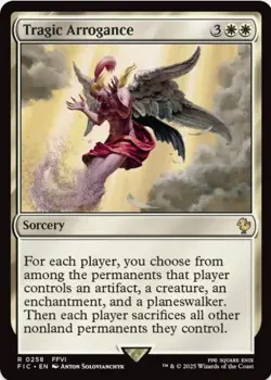 1 x Tragic Arrogance - Final Fantasy Commander - LP - MTG - Image 1