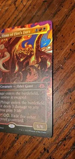 Phlage, Titan of Fire’s Fury FOIL Borderless MH3 Modern Horizons 3 MTG - Image 2