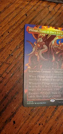 Phlage, Titan of Fire’s Fury FOIL Borderless MH3 Modern Horizons 3 MTG - Image 3