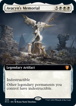1x Avacyn's Memorial ~ Extended Art NM-Mint, English Commander: Innistrad: Midni - Image 1
