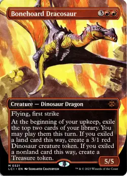 NM - Bonehoard Dracosaur (Borderless) M The Lost Caverns of Ixalan 321 - Image 1