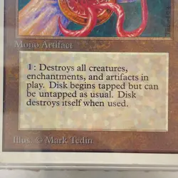 Vintage 1993 Magic: The Gathering Nevinyrral's Disk Unlimited Edition (MP) - Image 4