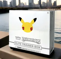 2021 Pokemon Celebrations Factory Sealed ETB Elite Trainer Box 25th Anniversary - Image 1