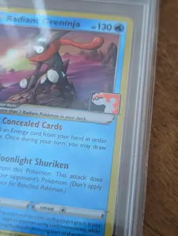 2023 POKEMON PLAY! POKEMON PRIZE PACK: SERIES 3 #046 RADIANT GRENINJA PSA 9 - Image 3
