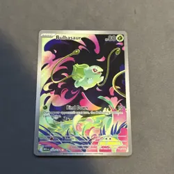 Bulbasaur 133/132 Illustration Rare Pokemon Mega Evolution NM Pokemon Tcg - Image 1