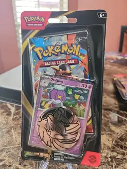Pokemon TCG Mega Evolution Single Pack Booster Blister with Promo - Image 1