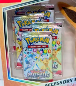 Pokemon Prismatic Evolutions Accessory Pouch Special Collection Box Sealed - Image 2