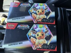 Pokemon TCG Scarlet & Violet Prismatic Evolutions Surprise Box (LOT 2) READY 🚚✅ - Image 1